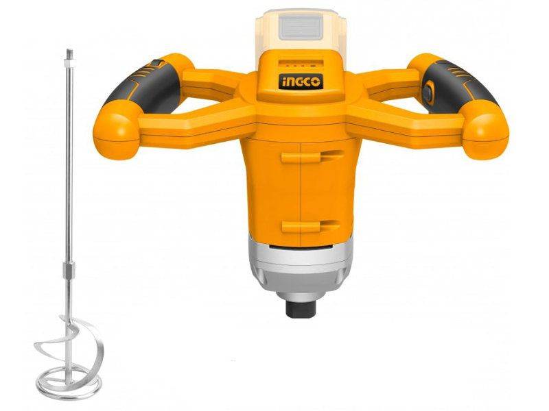 Миксер строительный аккумуляторный INGCO MXLI