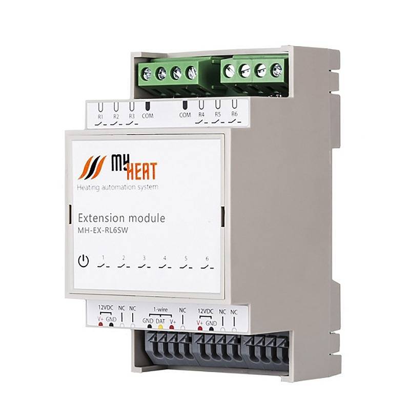 Блок расширения симисторный Wi-Fi ЭВАН MyHeat RL6SW с блоком питания RL6SW