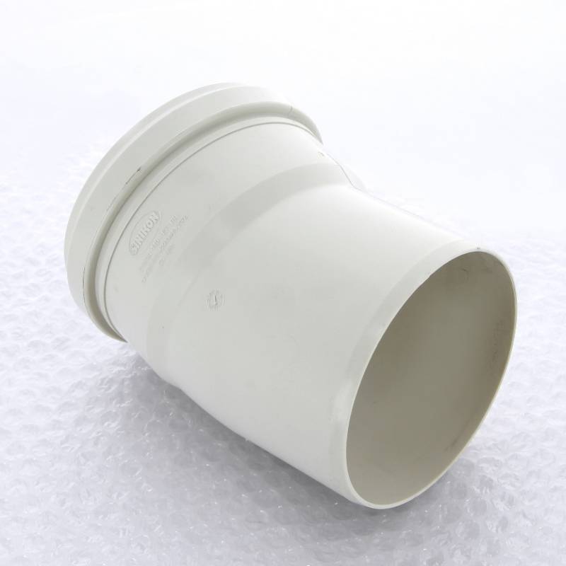 Отвод канализационный Sinikon Comfort 110x15° 504049.K