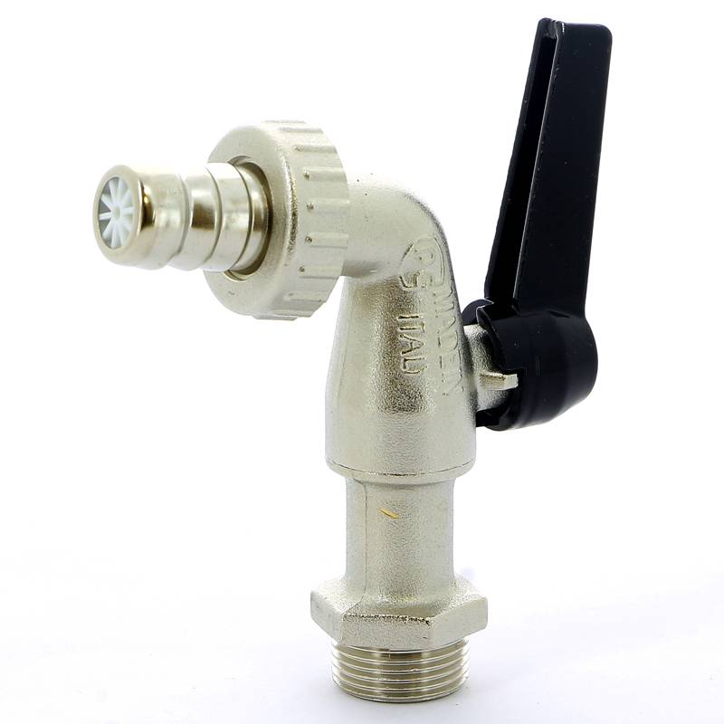 Кран шаровой садовый Bugatti Alaska 3/4 Н-штуцер рычаг 06890082