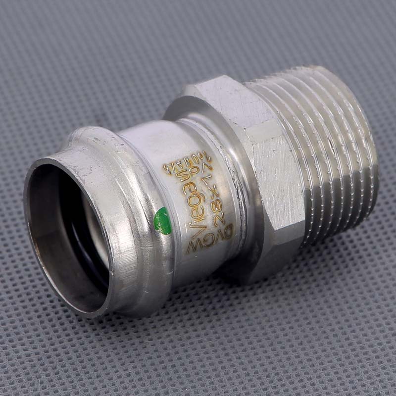 Муфта переходная пресс-Н Viega Sanpress Inox нержавеющая сталь 28x1 436520