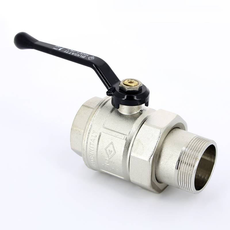 Кран шаровой Bugatti New Jersey 2 НВ с разъемным соединением рычаг 09200008