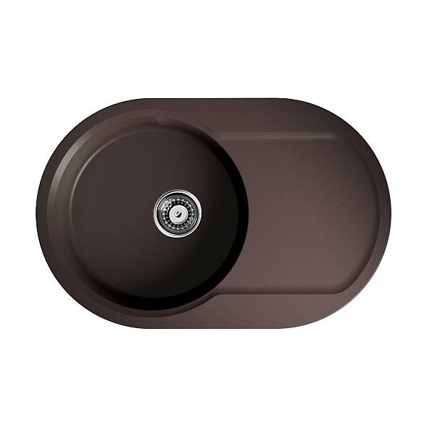 Кухонная мойка Omoikiri Manmaru 78-DC Artgranit 78x51 см темный шоколад 4993361