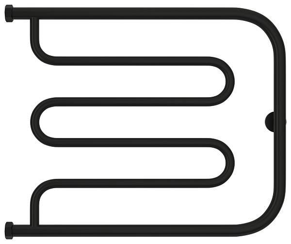 Полотенцесушитель водяной Сунержа Лира 650x500 мм матовый черный 31-0011-5065