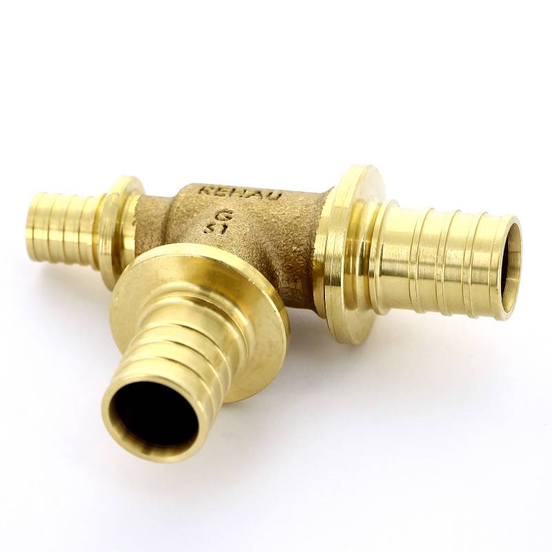 Тройник надвижной REHAU RAUTITAN RX 25х25х16 мм бронза 1377740