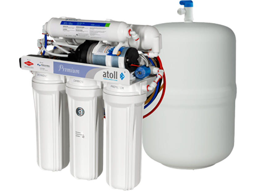 Система обратного осмоса Atoll A-550 MAX 5 ступеней 120 л/сутки без крана A-550 MAX
