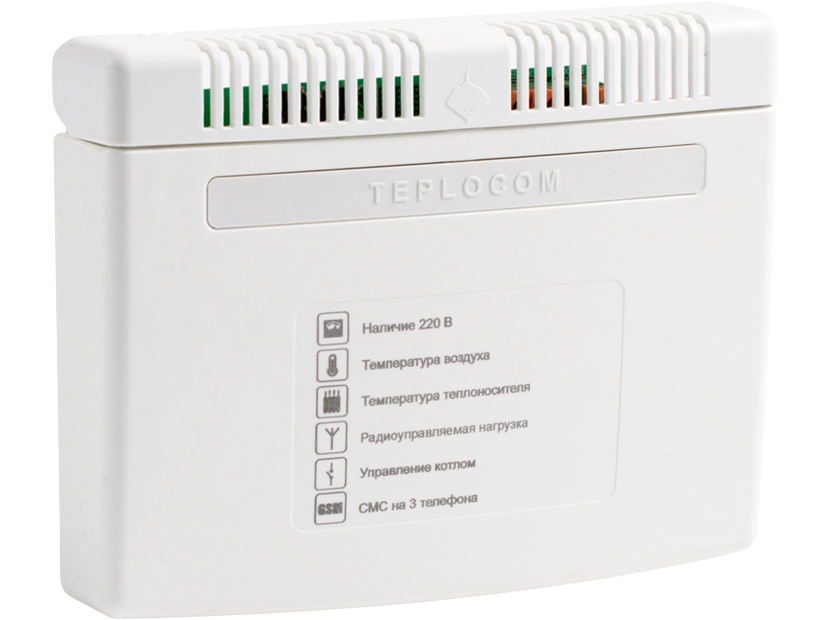 Теплоинформатор TEPLOCOM GSM Lite контроль сети 220 В и температуры 1228791
