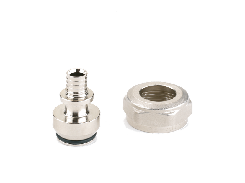 Переходник REHAU RAUTHERM S 10x1.1-G 3/4 евроконус с накидной гайкой латунь 12492051001