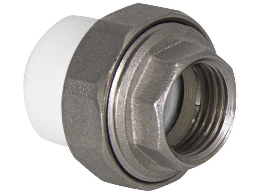 Муфта комбинированная разъемная TEBO PP-R 50х1 1/2 ВР Американка 015020811