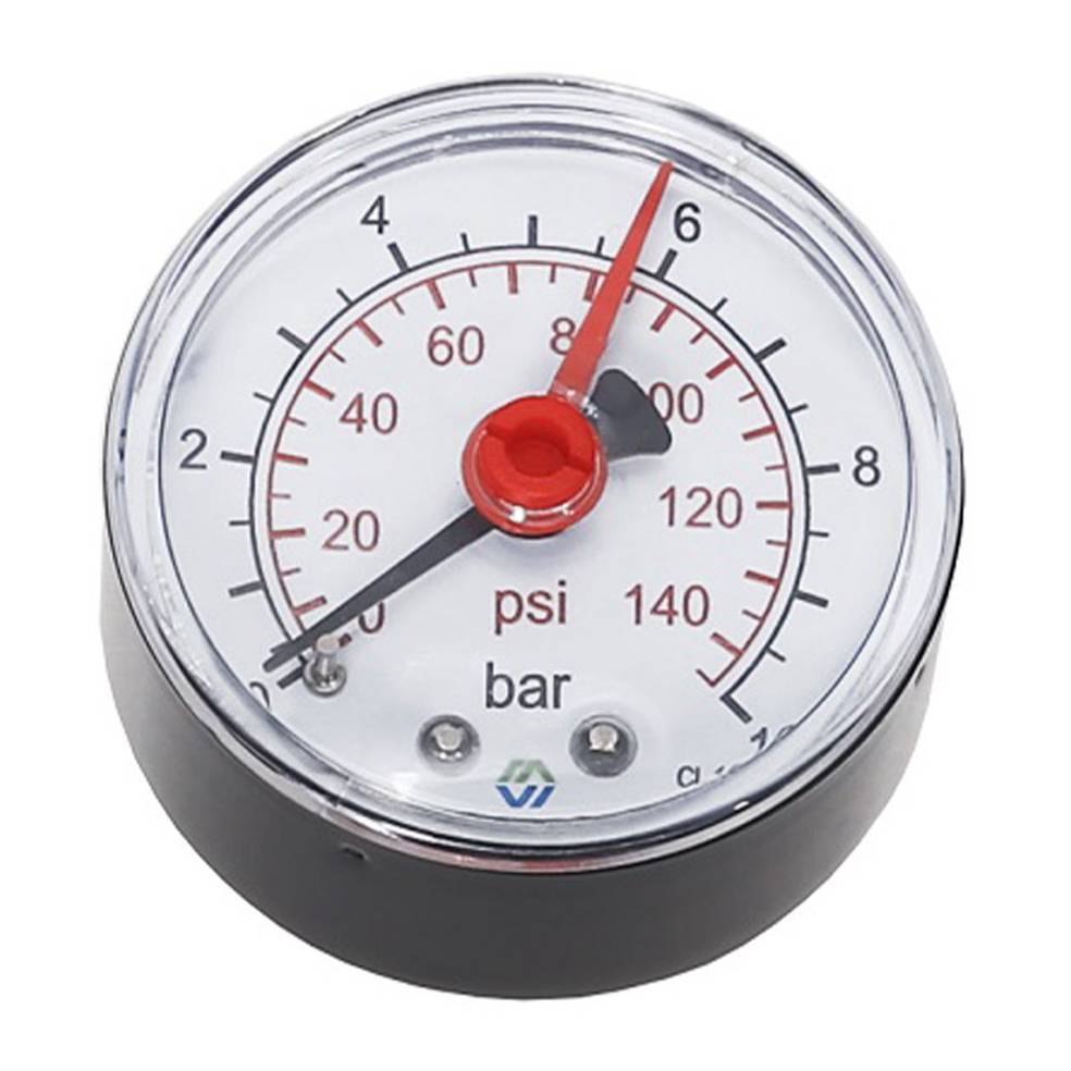 Манометр аксиальный MVI 10 бар 50 мм 1/4 MAN-A-50-10