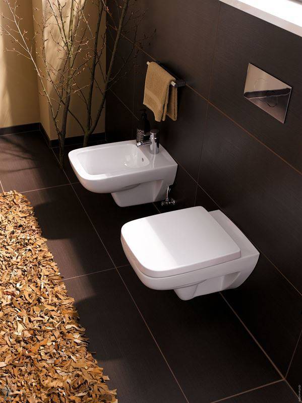 Сиденье для унитаза Geberit Renova Plan металлические петли 573085000