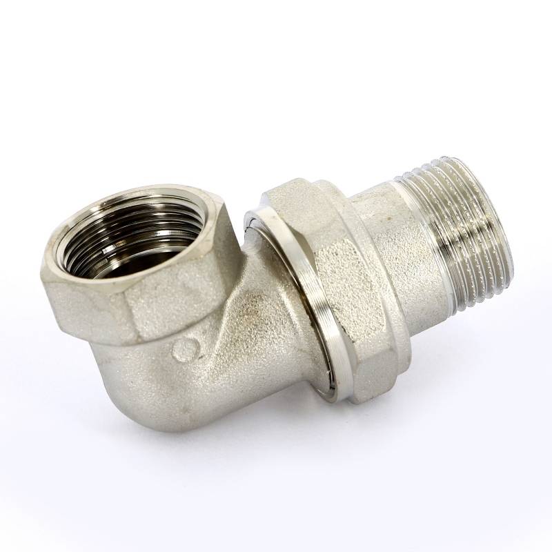 Разъемное соединение НВ Uni-Fitt угловое никелированное с O-ring 3/4 651N3000