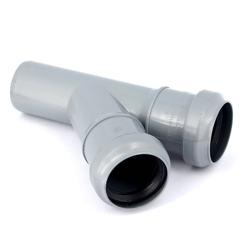 Тройник канализационный Sinikon Стандарт 40x40 мм 45° 508007.R