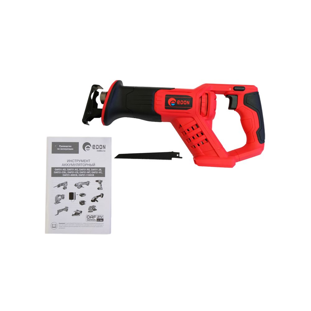 Пила сабельная аккумуляторная Edon OAF21-RS 21 В 1001040201