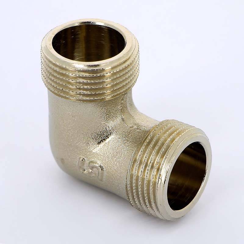 Угольник резьбовой Uni-Fitt 3/4 Н-Н никелированный 613N3300