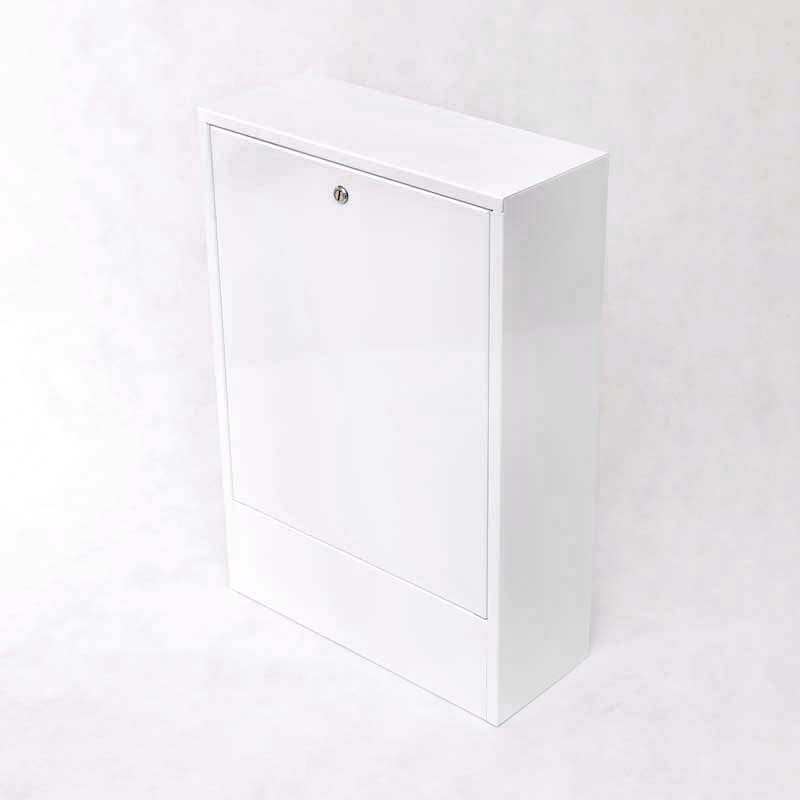 Шкаф коллекторный накладной глубокий Uni-Fitt ШРН-1-180 450х650х180 мм серый 481G1000 RAL 7035