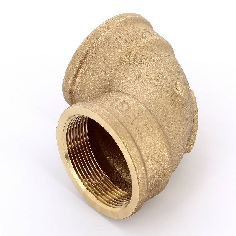 Угольник ВВ Viega 2 бронза 269296