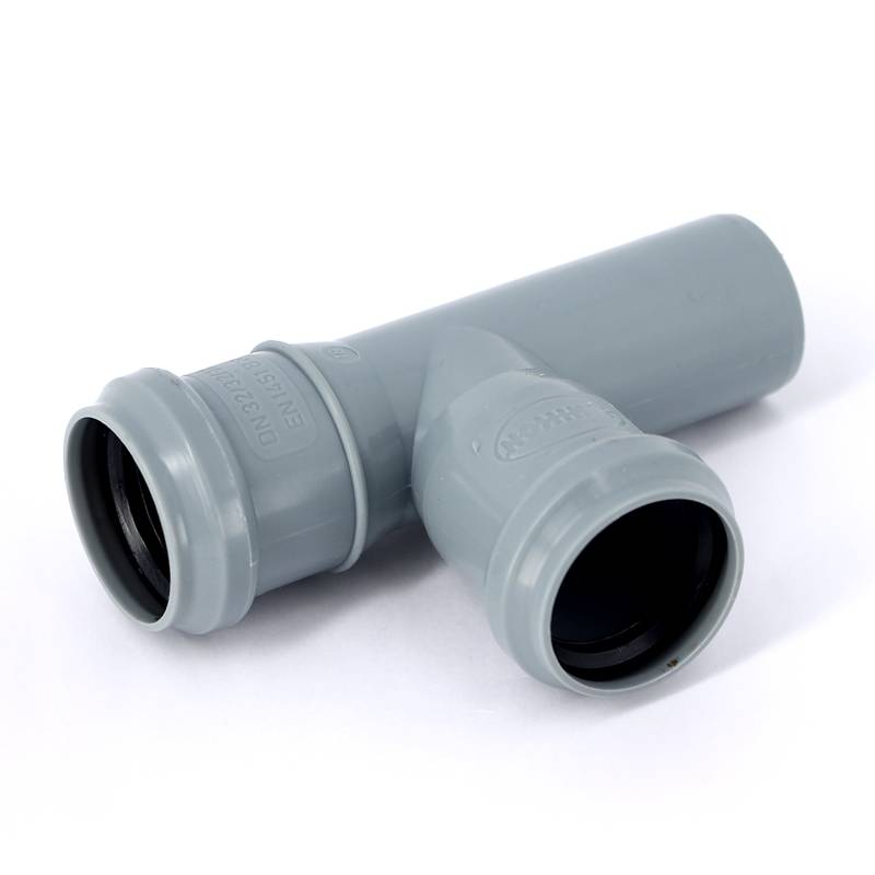 Тройник канализационный Sinikon Стандарт 32x32 мм 87° 508005.R