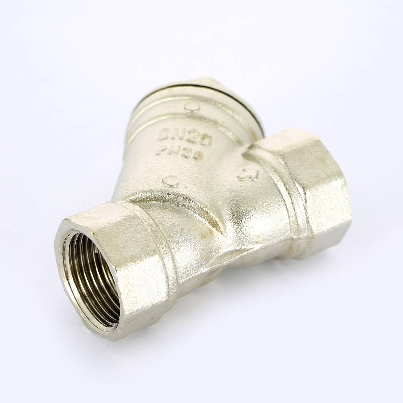 Фильтр косой Uni-Fitt ВВ 3/4 400 мкм никелированный 210N3000