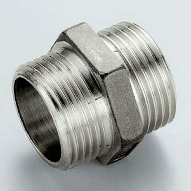 Ниппель резьбовой Tiemme 2 1/2 НН никелированный 1500574