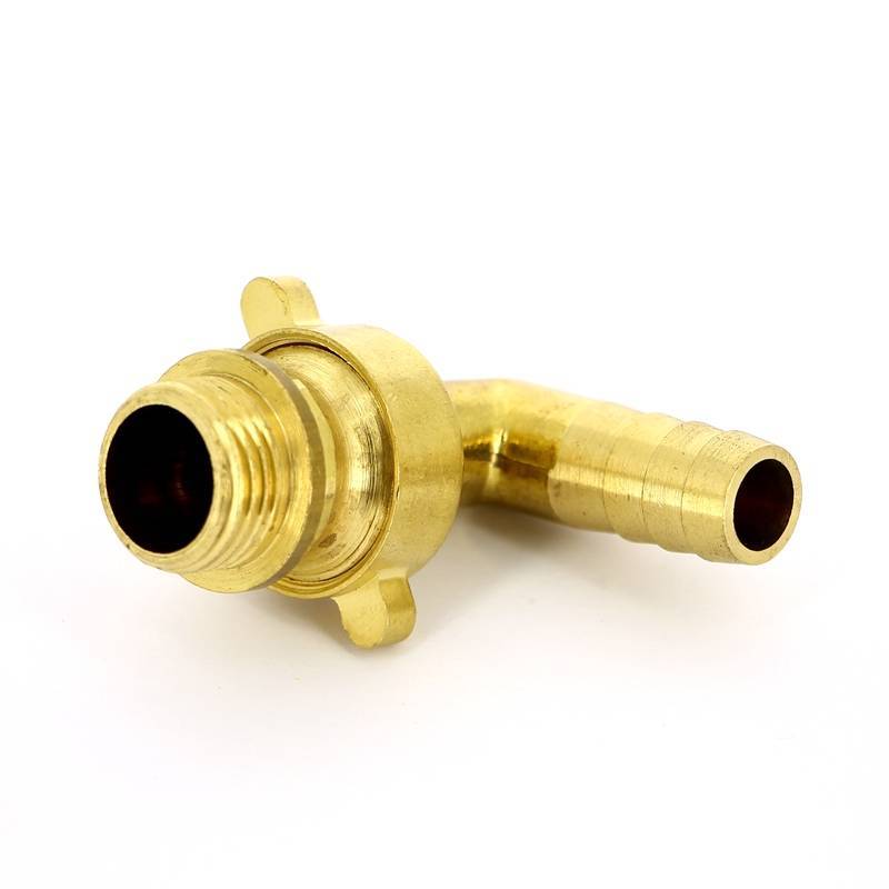 Штуцер для шланга Tiemme 1503 3/4 наружная резьба угловой разъемный 1500494