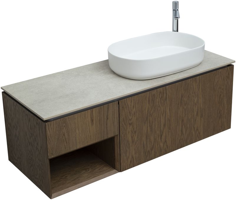 Тумба под раковину Allen Brau Infinity 119,2x45,6x40,8 см дуб 1.21008.NO