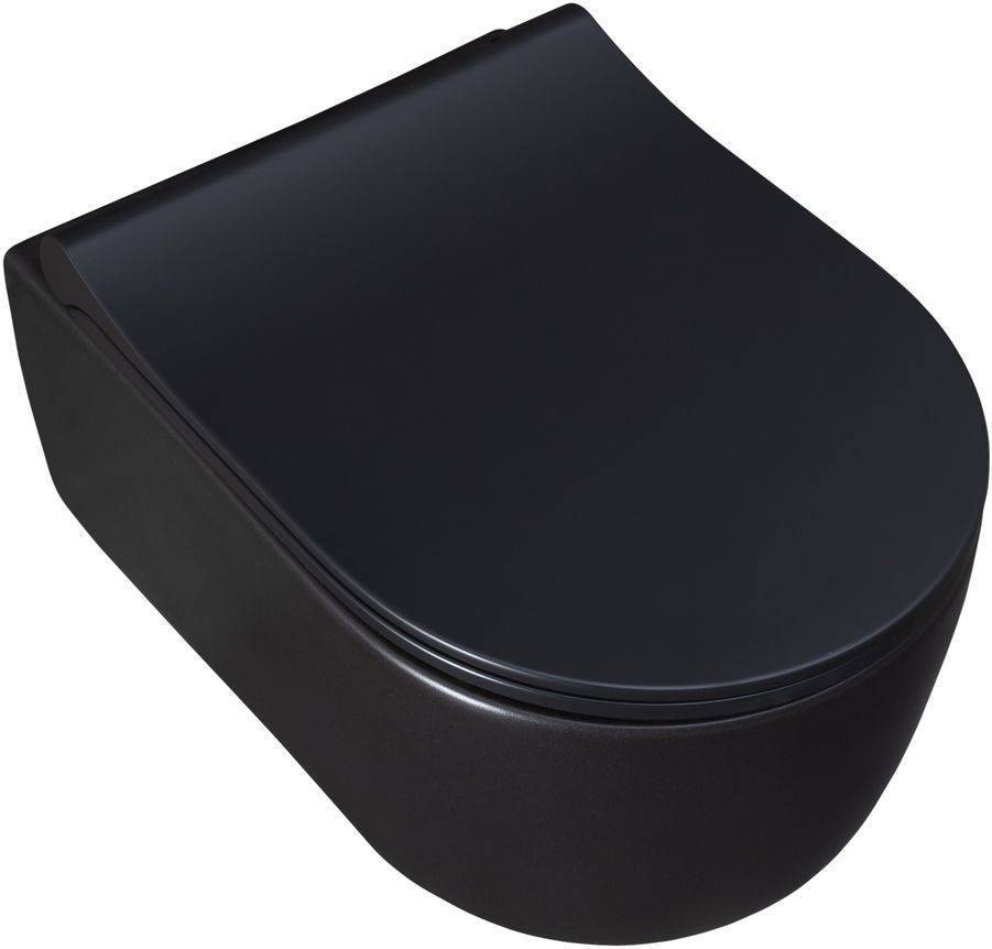 Чаша подвесного унитаза Allen Brau Priority 36х49х33 см черный 4.31002.31
