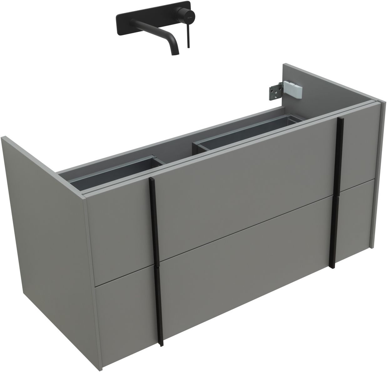 Тумба под раковину Allen Brau Reality 100x46.2x50 см платина 1.32007.PGM