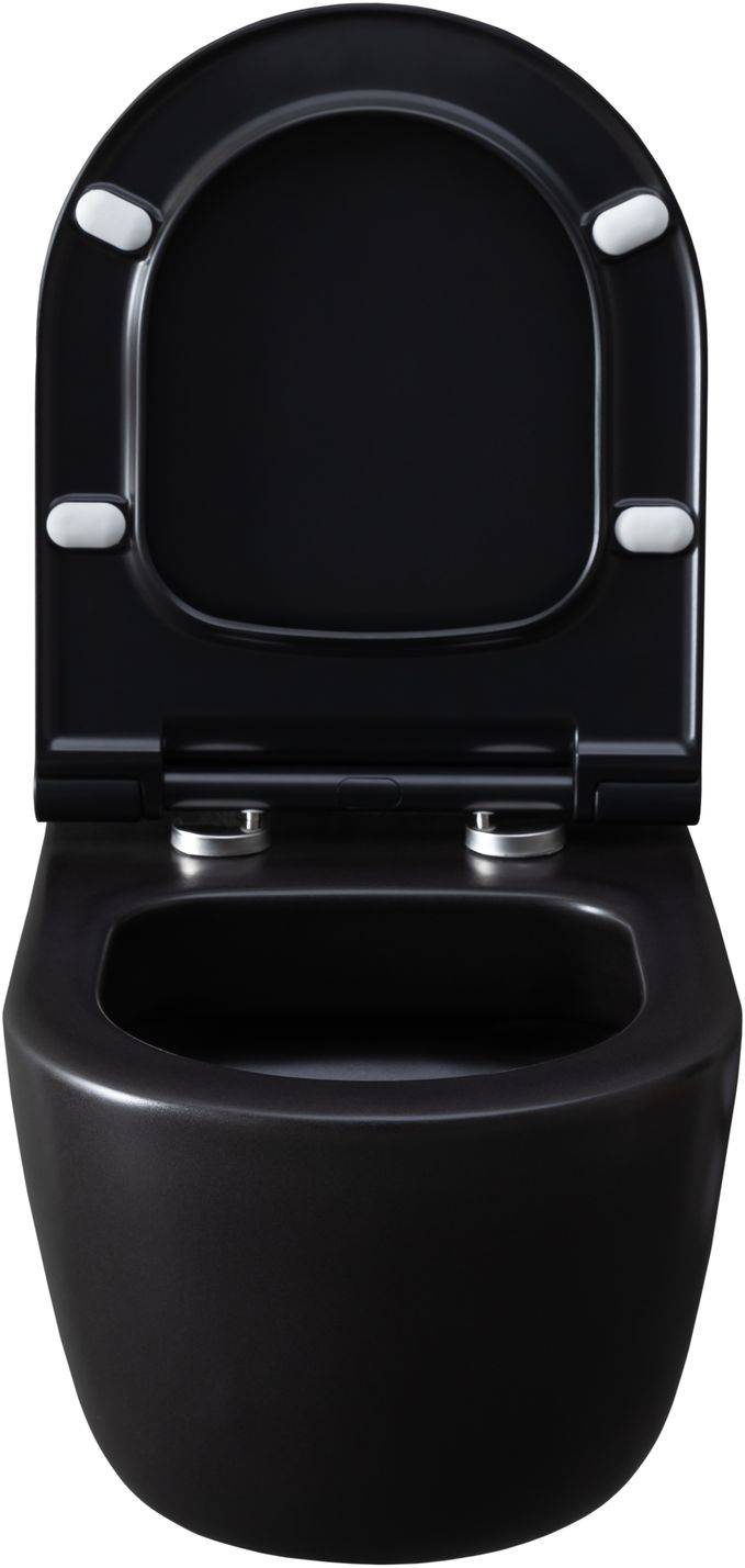 Чаша подвесного унитаза Allen Brau Priority 36х49х33 см черный 4.31002.31