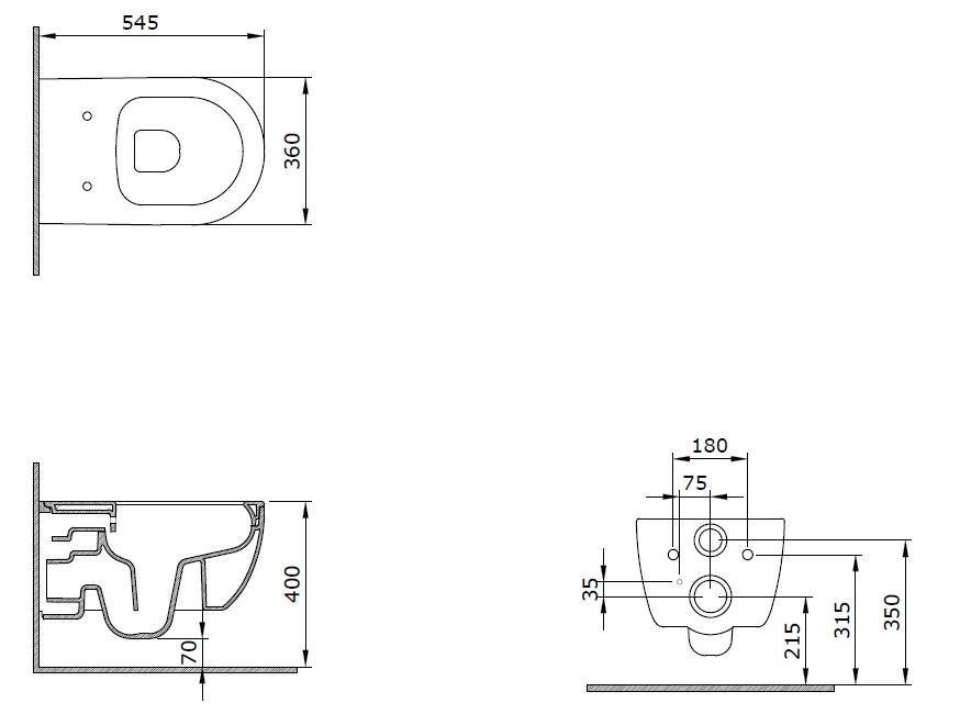 Унитаз подвесной с инсталляцией Allen Brau Priority 36х54.5х36 см белый 00316508