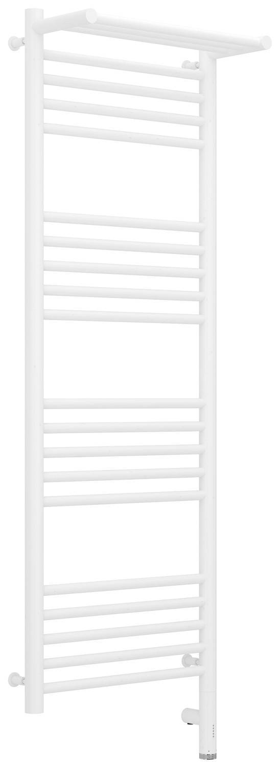 Полотенцесушитель электрический Сунержа Богема 3.0 с 1 полкой 43.2x132.4 см правый матовый белый 30-5807-1240
