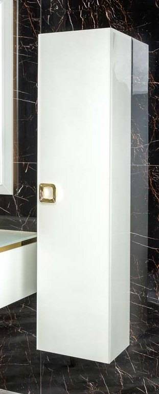 Шкаф-пенал подвесной Armadi Art Lucido 35х40х150 см белый 772-W