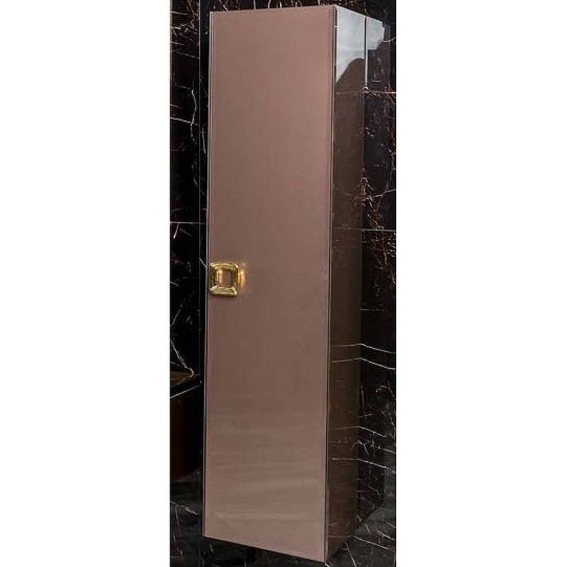 Шкаф-пенал подвесной Armadi Art Lucido 35х40х150 см коричневый 772-BB