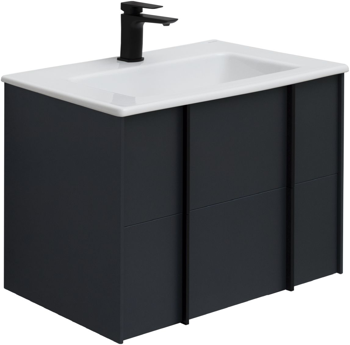 Тумба под раковину Allen Brau Reality 70x46.2x50 см антрацит 1.32004.AM