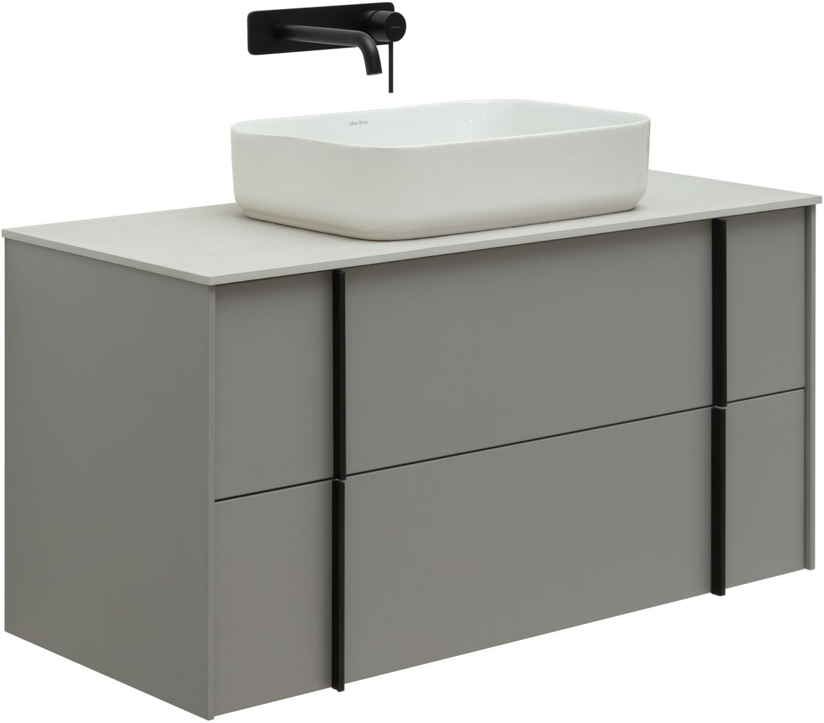 Тумба под раковину Allen Brau Reality 100x46.2x50 см платина 1.32007.PGM