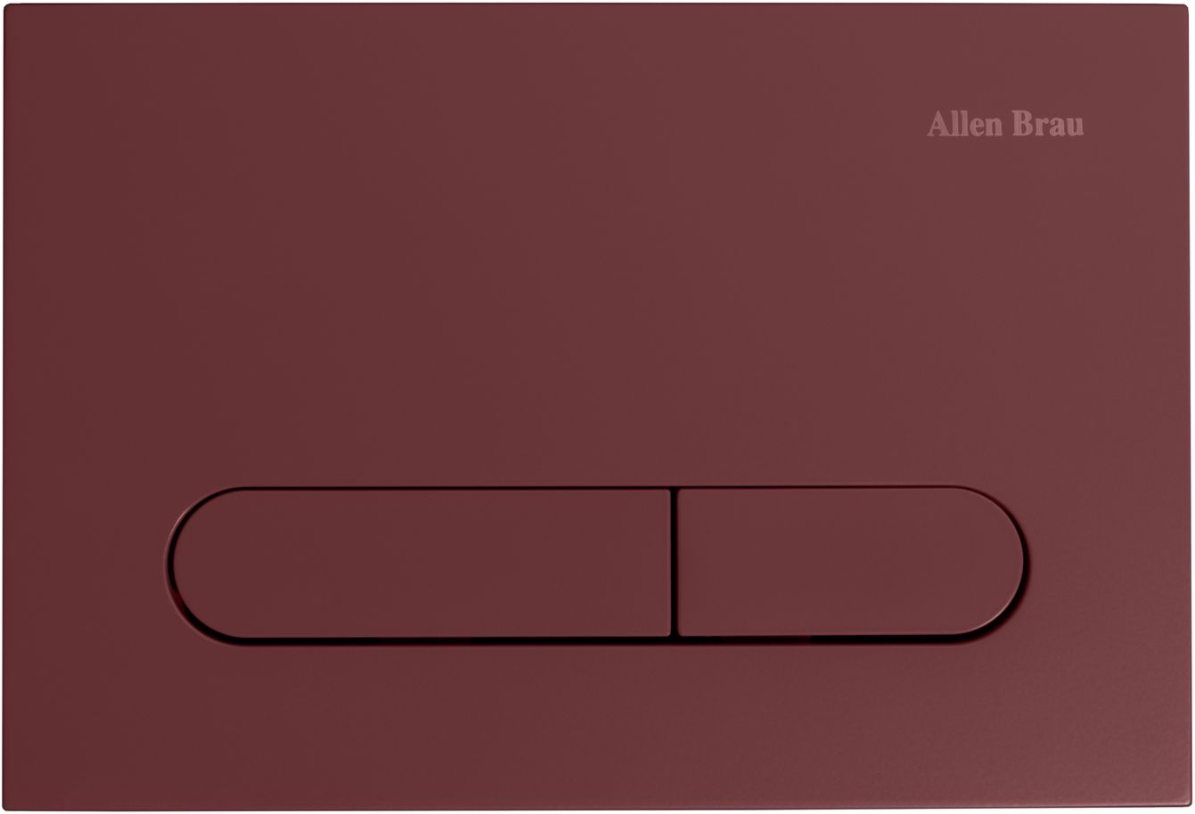 Клавиша смыва Allen Brau Project Color 23.1x15.7 см бордо 9.2PR01.BD