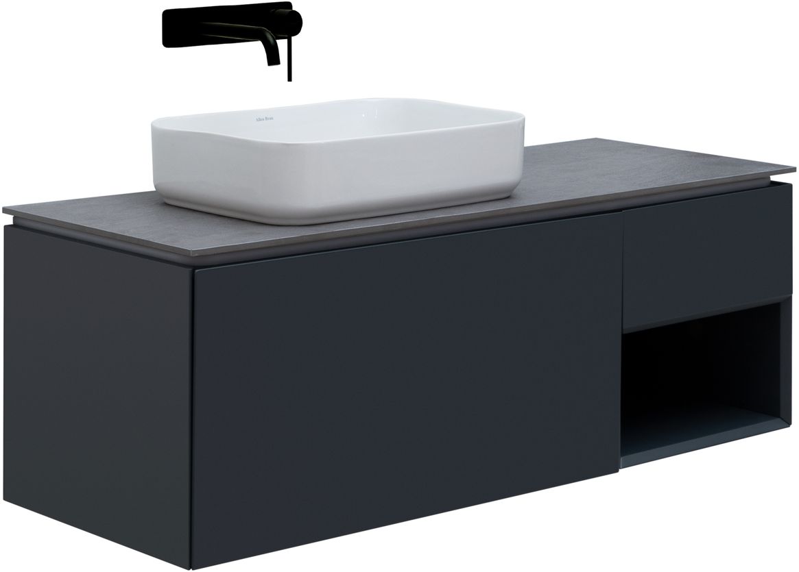 Тумба под раковину Allen Brau Infinity 119,2x45,6x40,8 см антрацит 1.21006.AM