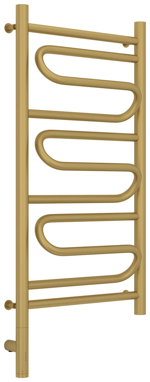 Полотенцесушитель электрический Сунержа Элегия 3.0 432x924 мм левый матовое золото 032-5818-8040
