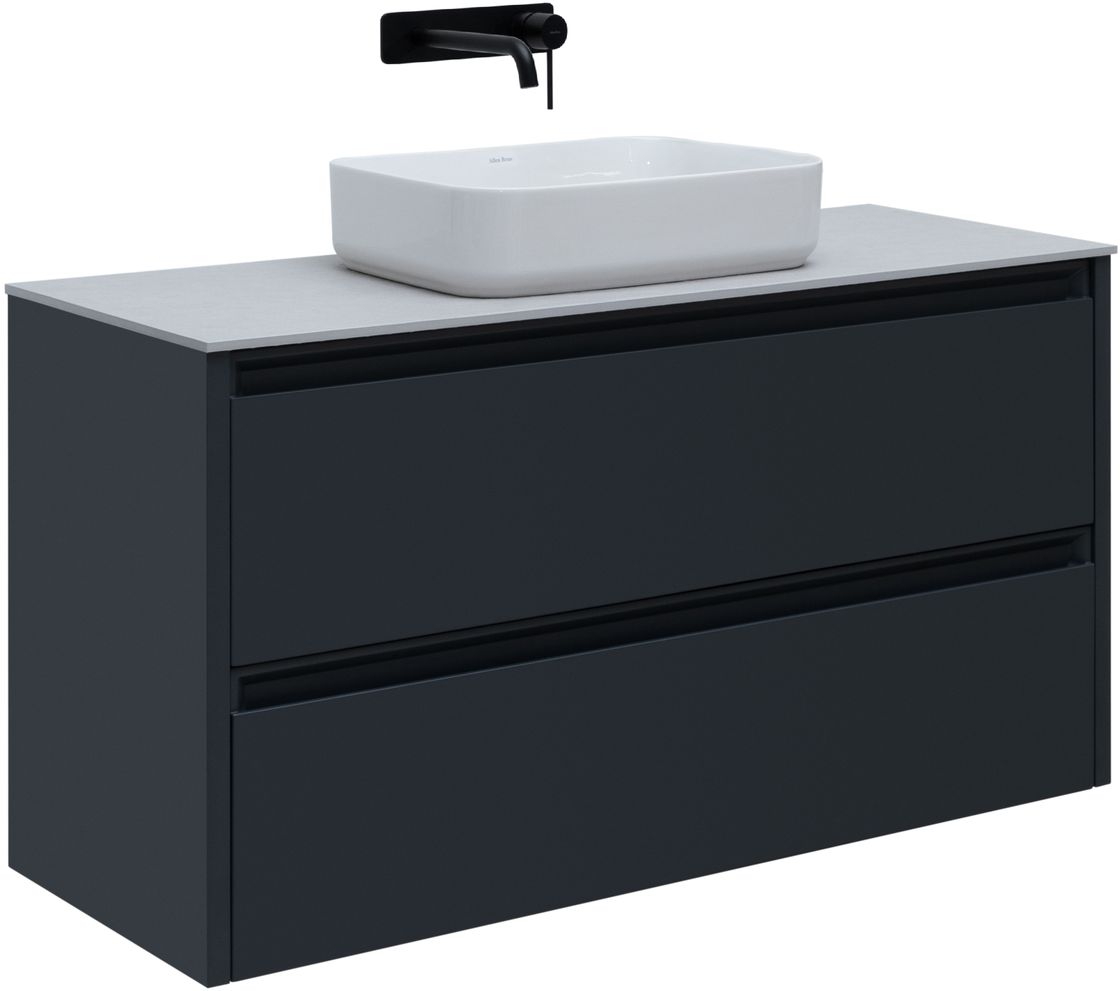 Тумба под раковину Allen Brau Fantasy 118.4x46x62 см антрацит 1.11005.AM