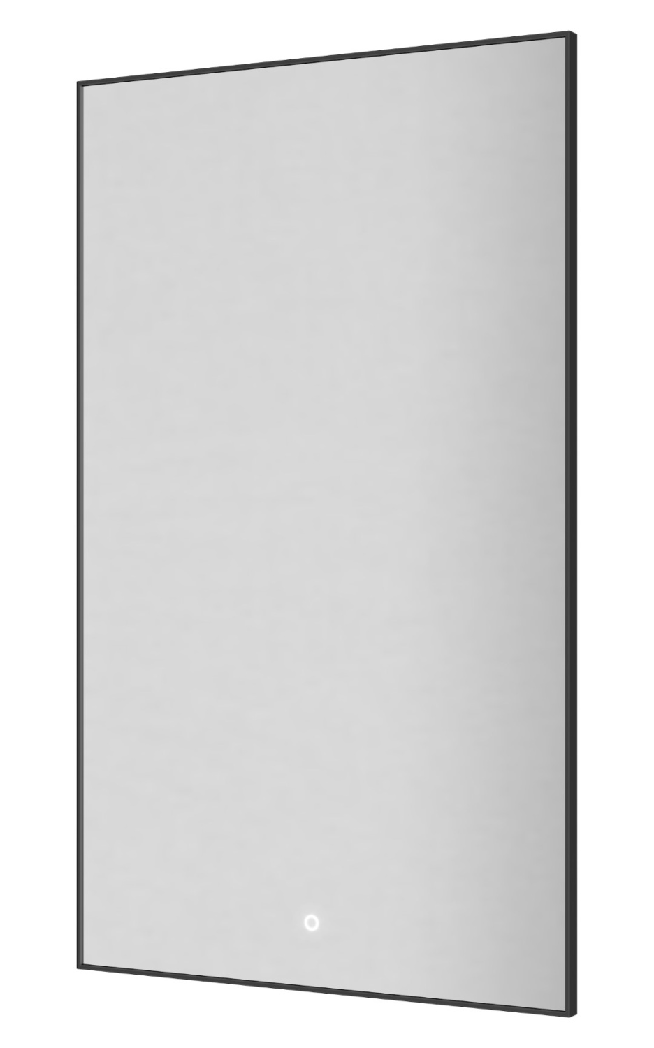 Зеркало Boheme 60x100 см с LED-подсветкой сенсором и антизапотеванием оружейная сталь 569-GM