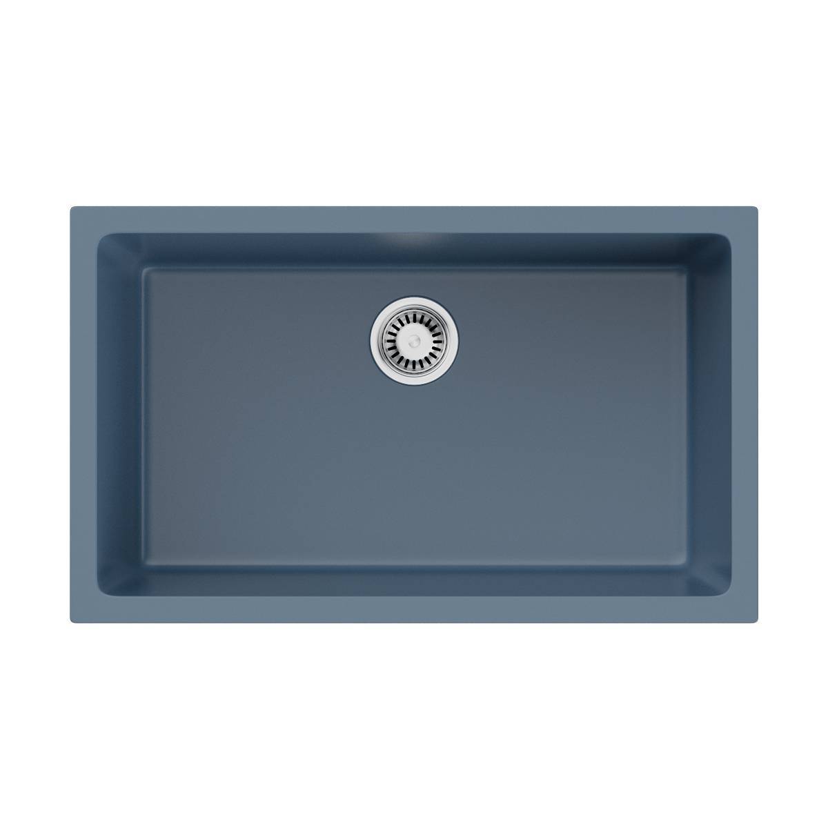 Кухонная мойка Omoikiri Okinoshima 76-U/I-SB Natceramic 76x46 см smoky blue 4997148