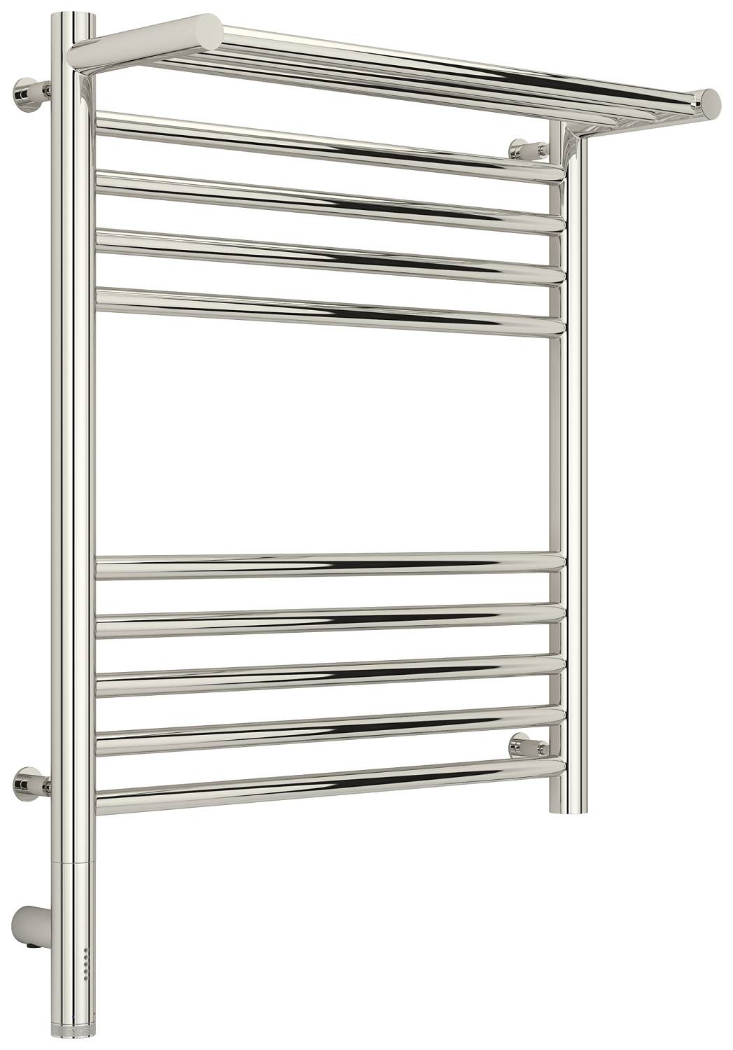 Полотенцесушитель электрический Сунержа Богема 3.0 с 1 полкой 532x724 мм левый без покрытия 00-5806-6050