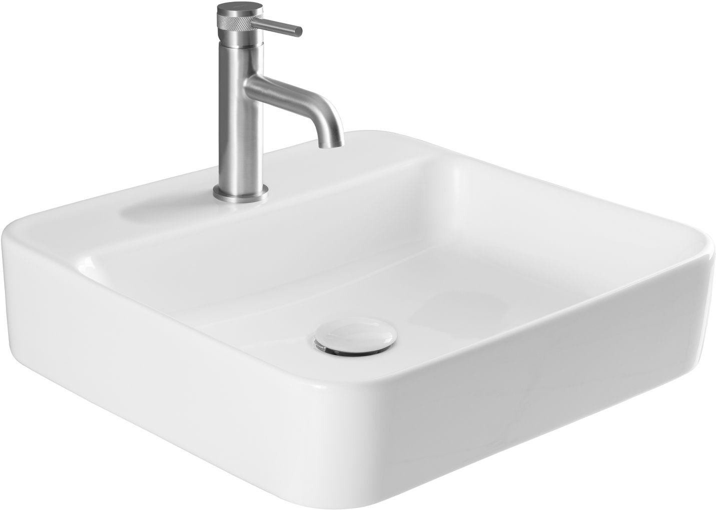 Раковина-чаша Allen Brau Liberty 48x47.9x12.6 см с 1 отверстием белая 4.32014.20