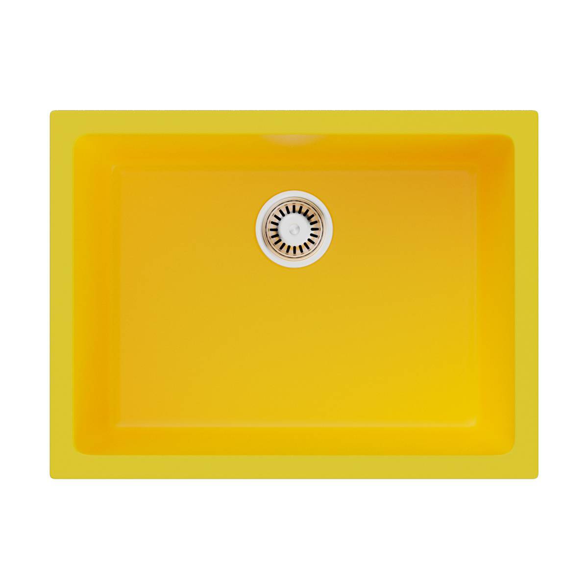 Кухонная мойка Omoikiri Okinoshima 61-U/I-SL Matt Natceramic 61x46 см sicilian lemon 4993134