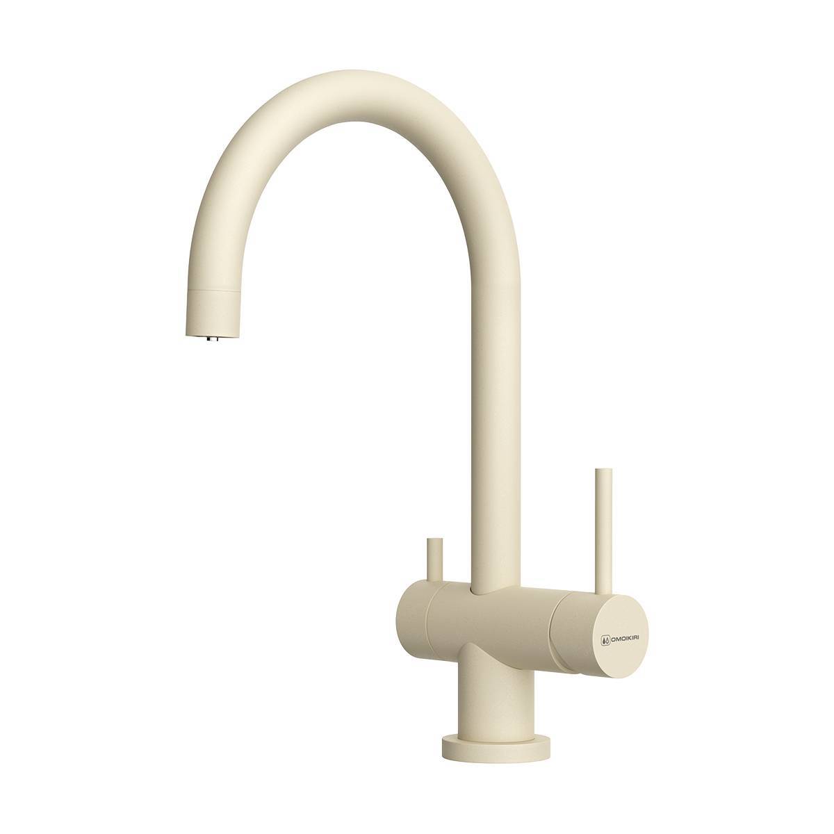 Смеситель для кухни Omoikiri Yamada-P-BE с подключением фильтра ваниль 4974397