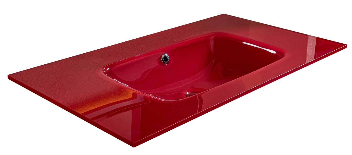 Столешница Armadi Art Monaco 81х52х12 см бордо 852-080-BR