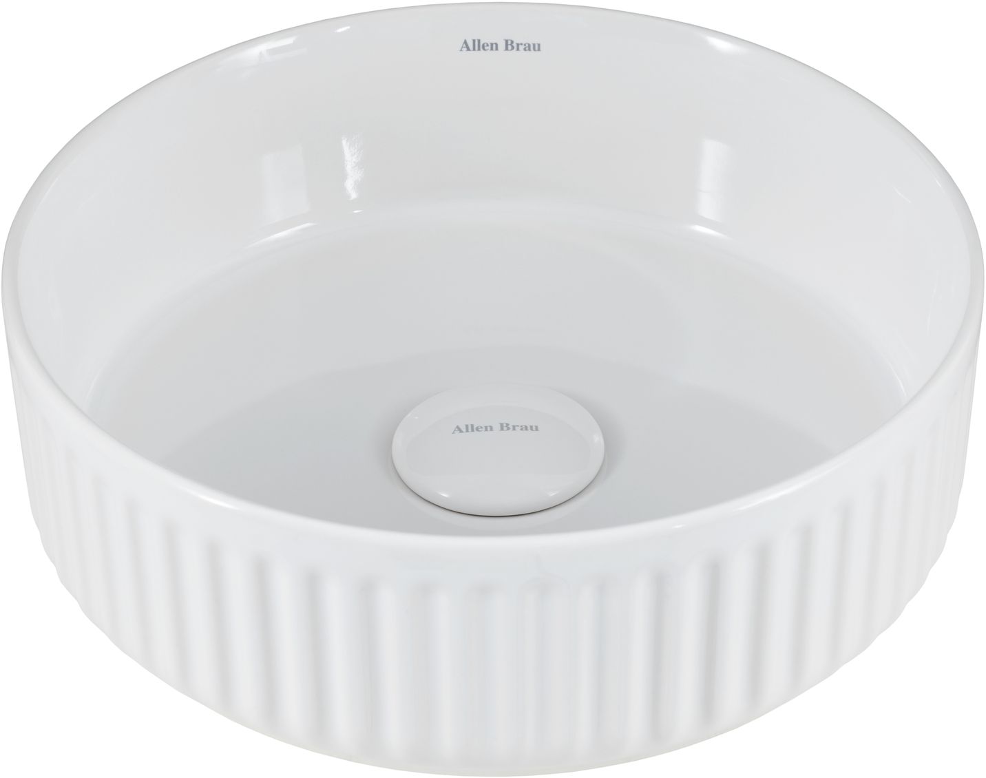 Раковина-чаша Allen Brau Fantasy 36х36х12 см белый 4.11032.20