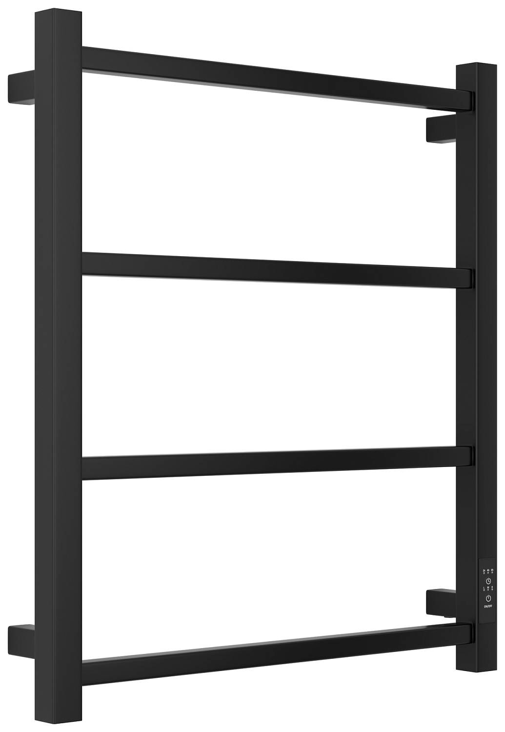 Полотенцесушитель электрический Стилье Формат 26 53x60 см левый черный матовый 31526-6050