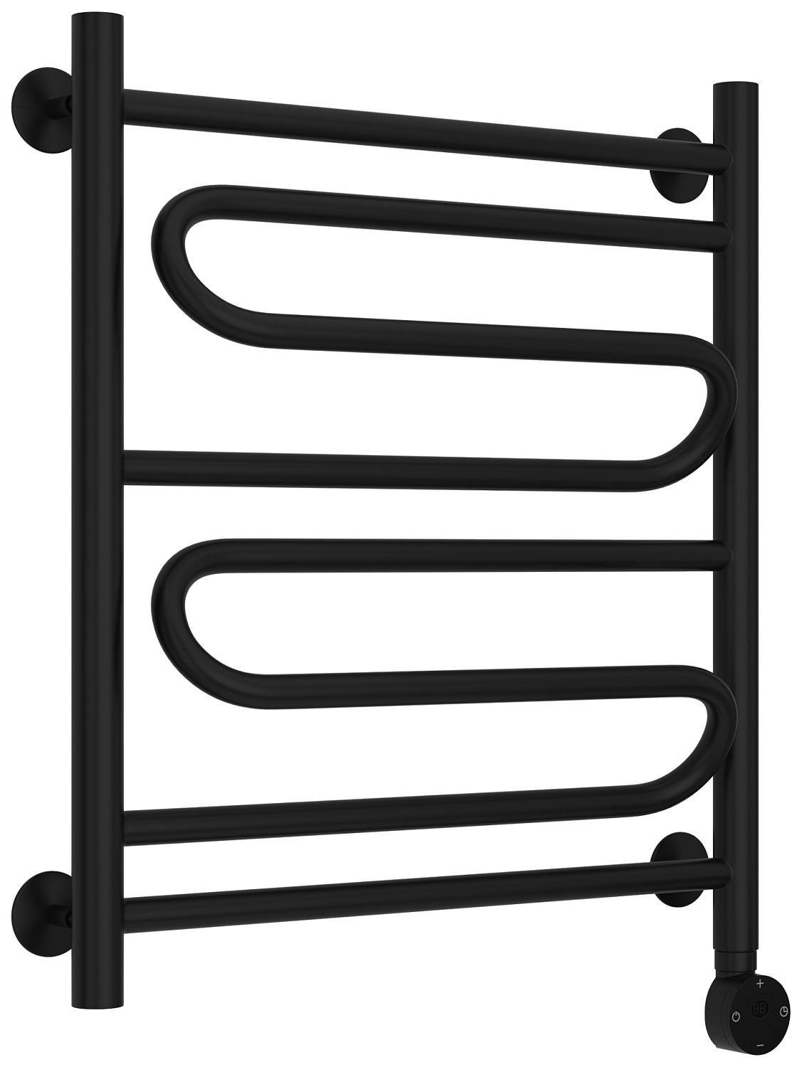 Полотенцесушитель электрический Стилье Формат 22 55.8x66.5 см черный 31522-6050