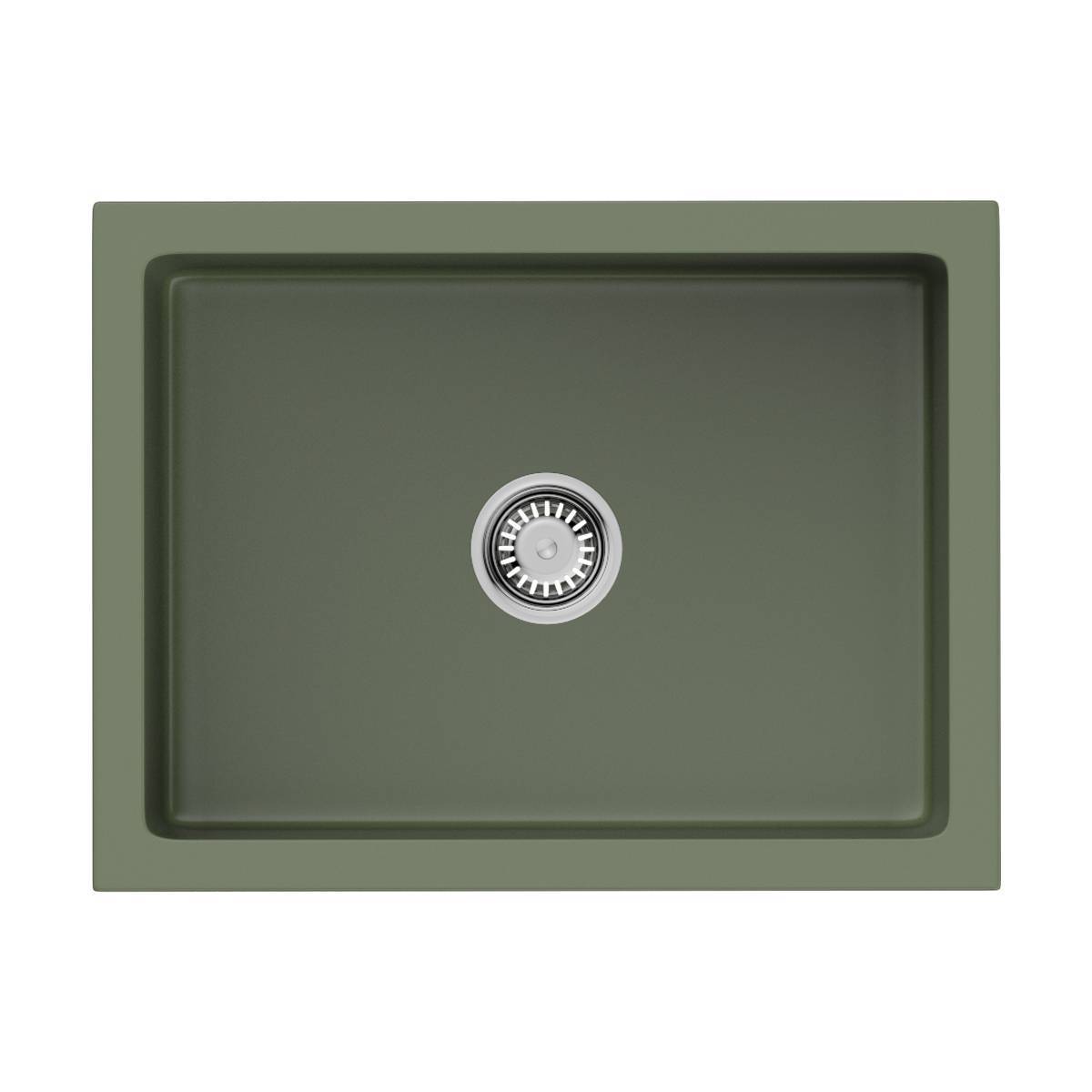 Кухонная мойка Omoikiri Mikura 61-OL Natceramic 61x46 см olive 4997070